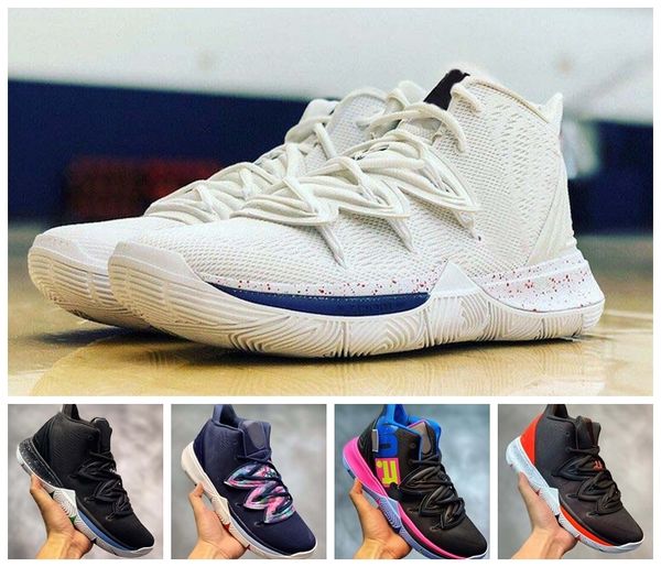 

2019 limited 5 5s баскетбольная обувь черная магия для горячих kyrie chaussures de basket ball мужские кроссовки кроссовки zapatillas с 7-12