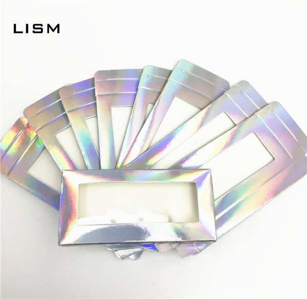 

20 pieces/lot 5d mink eyelashes custom packaging empty paper box