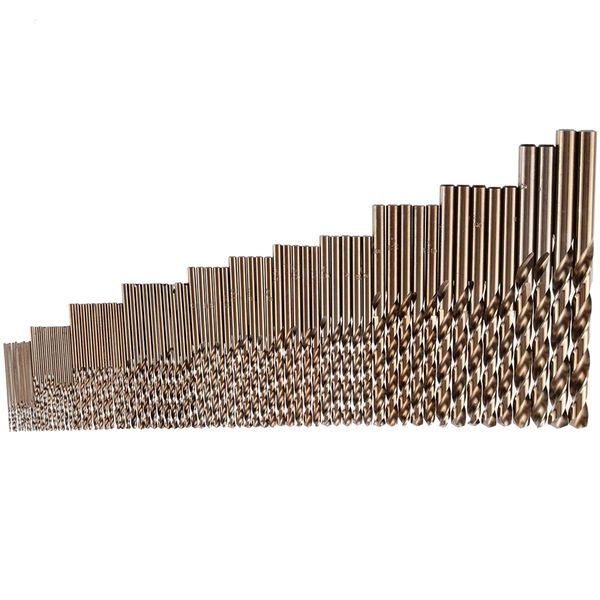 

74pcs/lot 1-8mm hss twist drill bits cobalt whole ground metal reamer high strength drilling tool for steel iron aluminum pipes