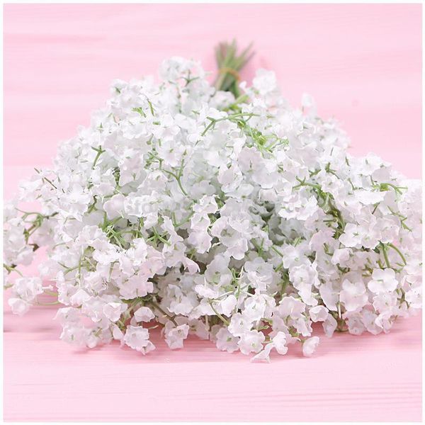 

babies breath flowers artificial fake gypsophila diy floral bouquets arrangement wedding home decor white