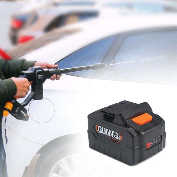 

zeepin 20v high pressure car washing gun electric wireless built-in battery car washer 1.2mpa 3100-3300rpm portable cleaning