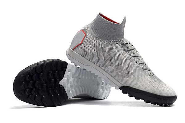 

mercurial superfly vi elite cr7 ic tf indoor soccer cleats neymar designer high help trainers silver football boots