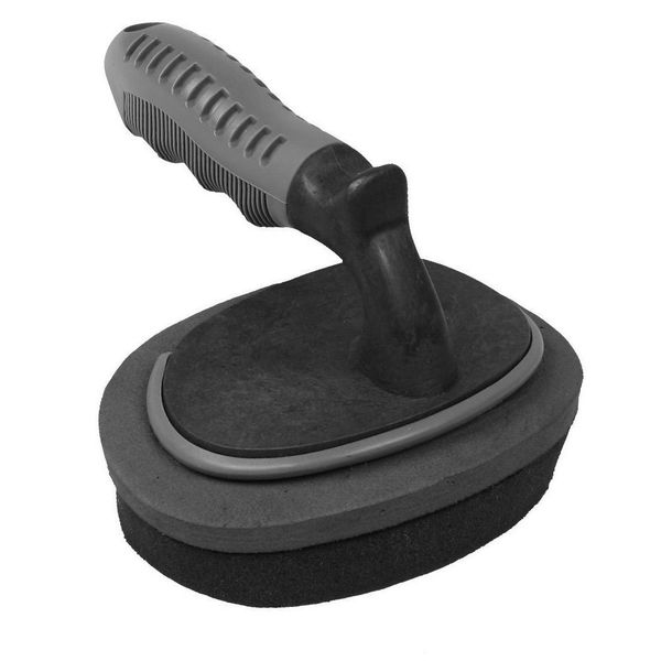 

saim black gray antislip handle sponge car wheel tyre tire wax brush