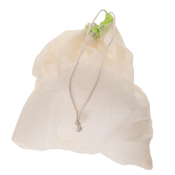 

soft cotton shopping string bag mesh net woven grocery handbag storage reusable, Black;red