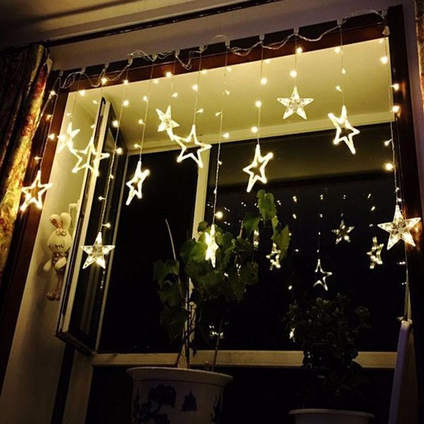 

новый дизайн рождественские огни открытый светодиодные строки теплый белый рождественские украшения для дома adornos navidad 2016natal decor