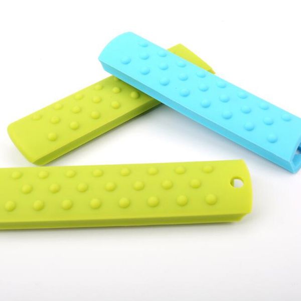 

силиконовые пот рукоятки посуда вок soup pot прочный термостойкое anti-skid safe кастрюля пан синий / зеленый non-slip рукоятки другое выпек