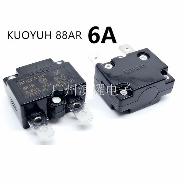 

taiwan kuoyuh 88ar-6a overcurrent protector overload switch automatic reset
