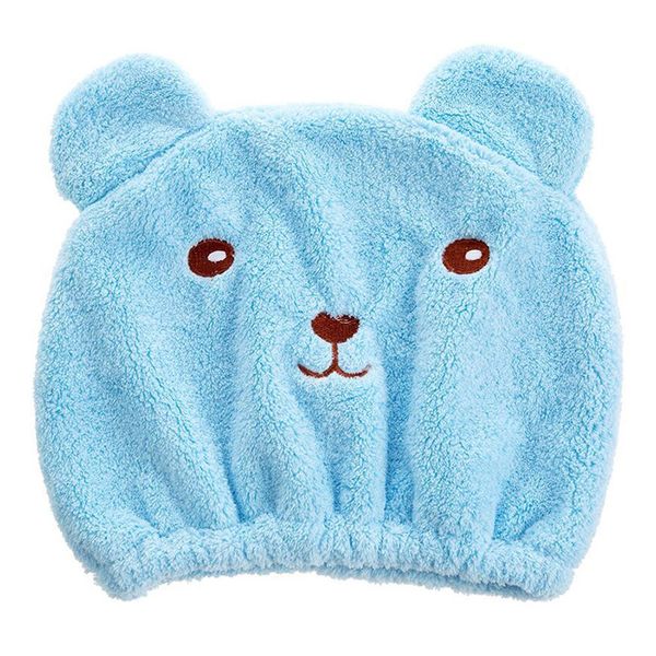 

microfiber hair drying towels cute bath towel wrap ultra soft absorbent hair dry hat cap quick drying bath cap for women