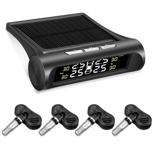 

zeepin c240 tyre pressure monitoring system solar tpms with 4 internal sensors