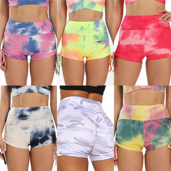 

comebuy88 women high waist yoga sports gym pants trousers scrunch elastic push up leggings #797, White;black