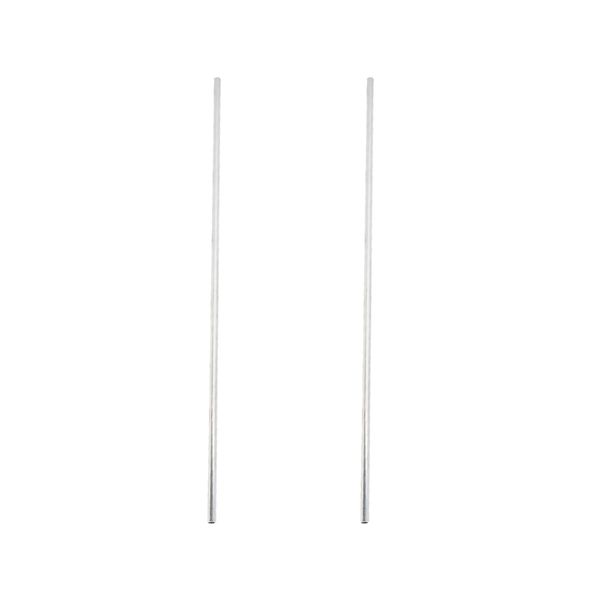 

2pcs pole fishing pipe aluminum alloy pole tube hollow fisherman equipment