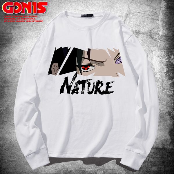 

young man fleece autumn and winter 2019 new japan ninja naruto popular cartoon anime special printing character, Black