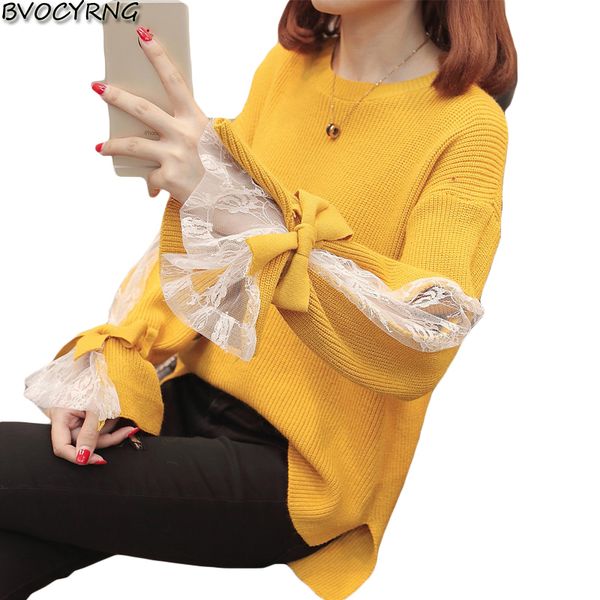 

2019 new round neck sweater female autumn korean loose knitting jacket female spring and autumn pullover casual jacket, White;black