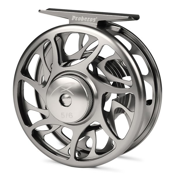 

pro beros fly fishing wheel 5/6 7/8 9/11 wt fly fishing reel cnc machine cut large arbor die casting aluminum fly reel