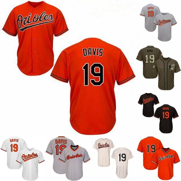 

Youth 19 Chris Davis Baltimore Jersey 100% Stitched Chris Davis Cool Base Orioles Baseball Jerseys Free Shipping