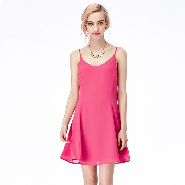 

summertime vogue temperament chiffon dress short paragraph appeal shows a back to make bottom condole belt skirt, White;black