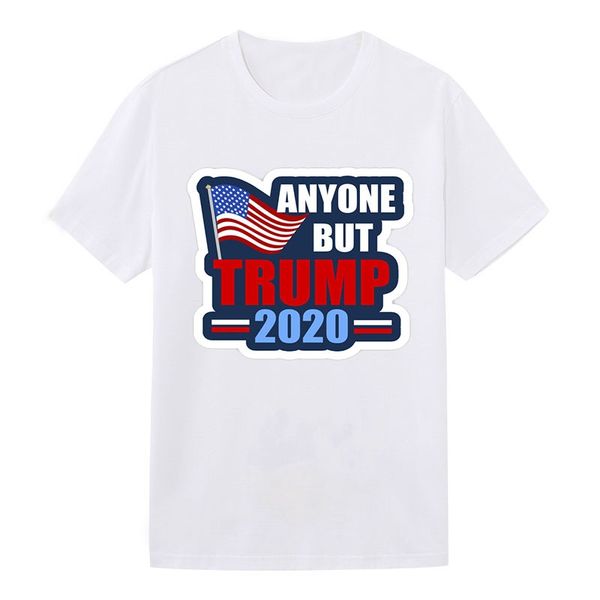 

luxury designer shirt and shorts 100% 2020 summer trump t shirts arrival mens clothing white trump t-shirts print fashion tees #7, White;black