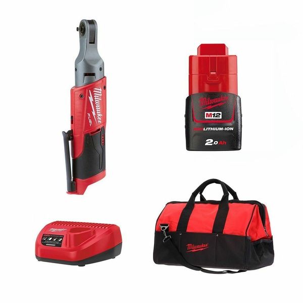 

Milwaukee M12 FUEL GEN2 1 / 4in Drive Sub Компактный храповик - M12FIR14-201B