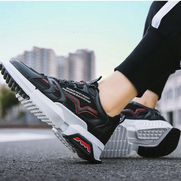 

non-brand fashion cool black white brown red low cut brown men casual shoes comfortable old dad shoes women men shoe sports sneakers 39-44