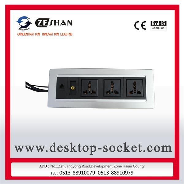 

2019 l wall junction box multifunction desksocket information box multimedia socket usb vga audio iec socket looping use