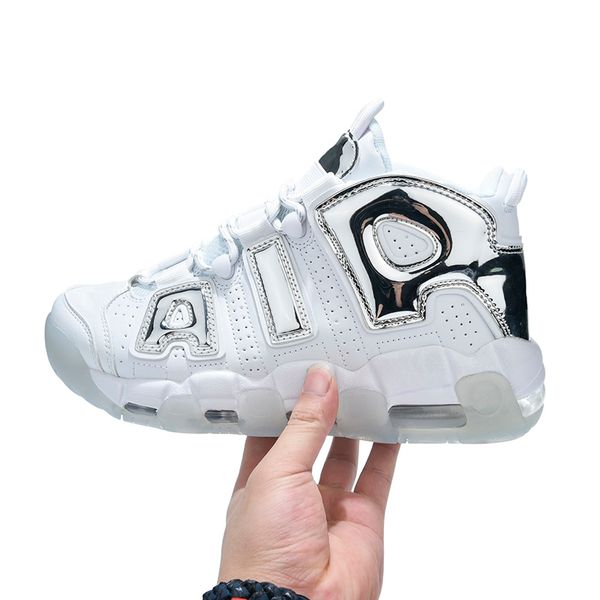 

2020 air more uptempo men women casual shoes scottie pippen varsity red triple white unc iridescent chrome blue oreo sport sneaker 08, Black