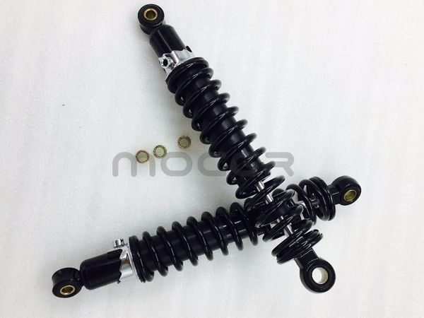 

12.5'' 325mm 7mm spring motorcycle absorbers for cb400 vf750 fzx750 xjr400 xjr1200 xjr1300 vs800 black+silver