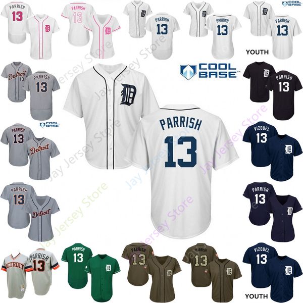 

Custom Detroit 13 Lance Parrish Jersey Tigers Jerseys Cooperstown Cool Base Flexbase White Black Red Grey Home Away Men Women Youth Cheap
