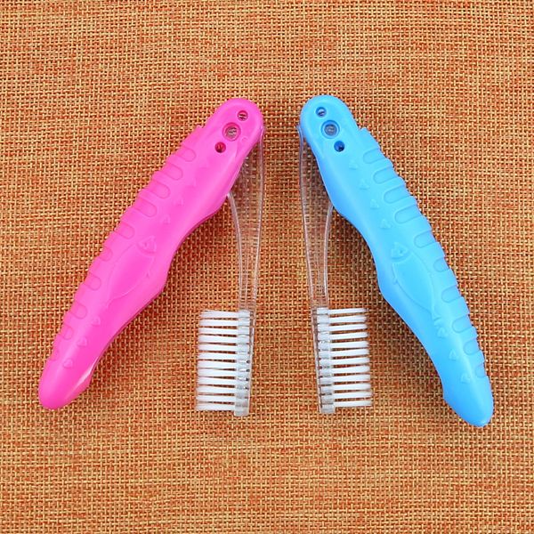

1pc foldable travel toothbrush replacement portable soft bristle toothbrush camping holiday outdoor toothbrush