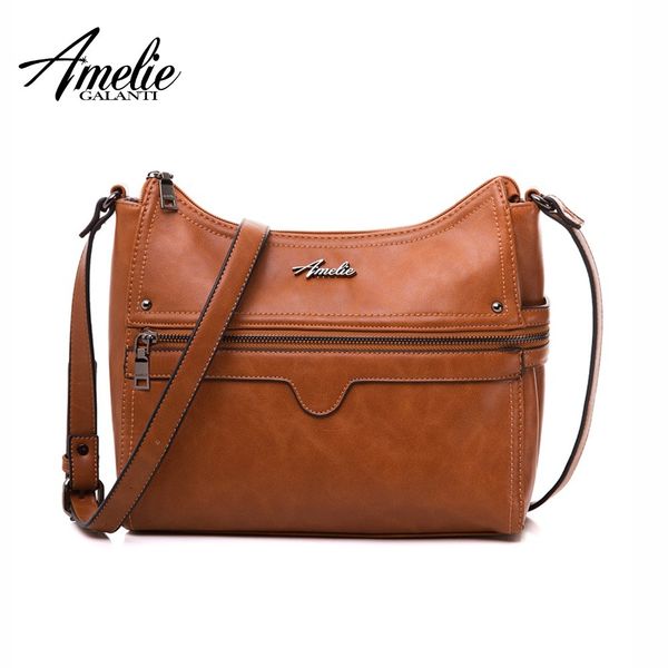

amelie galanti роскошные женские сумки через плечо crossbody сумки для женщин искусственная кожа мода твердые женские сумки с карманом для м