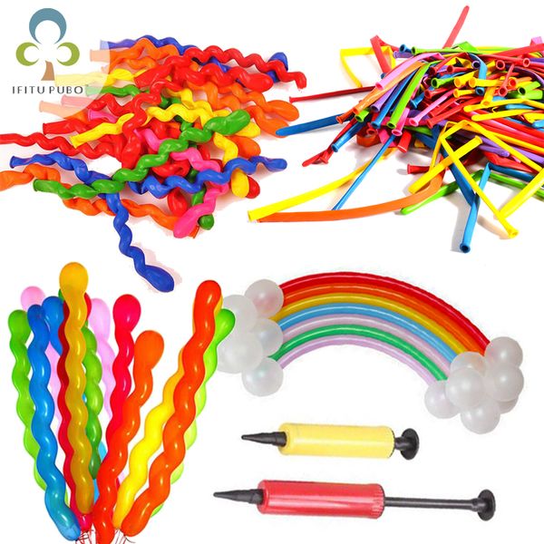 

latex long balloons spiral balloons magic air ballooon ballon for modeling birthday wedding party decoration gyh