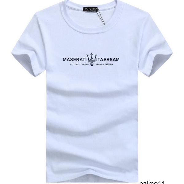

летние мужские футболки ms designer лучшие maserati печати trend style тройники o шеи hip hop street style прохладный рубашки большой плюс р, White;black