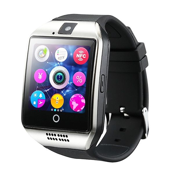 

q18 smart watches for android phones bluetooth smartwatch with camera original support tf sim card slot bluetooth nfc