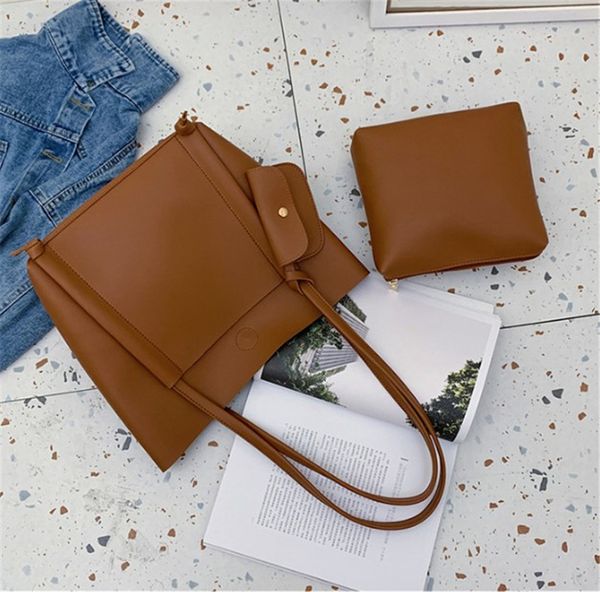 

large capacity fashion versatile shoulder bag casual popular texture tote bag /ph-cfy2003202