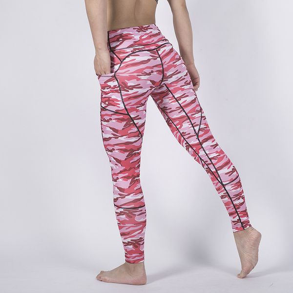 

m&d 2019 fashion leopard high waist women sporty leggings, Black