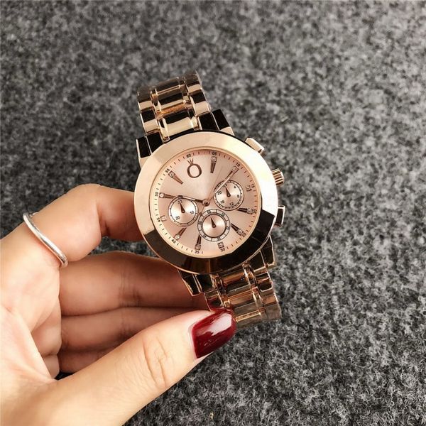 

2020 new style stainless steel 40mm men's and women's watches casual men's watches fashion ladies watches, Slivery;brown