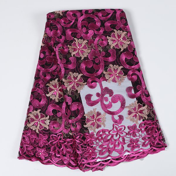 

3d laser cut lace fabric tulle with stones net bridal lace fabric french lace peach 5 yards/lot drop shipping bf0047, White;gold