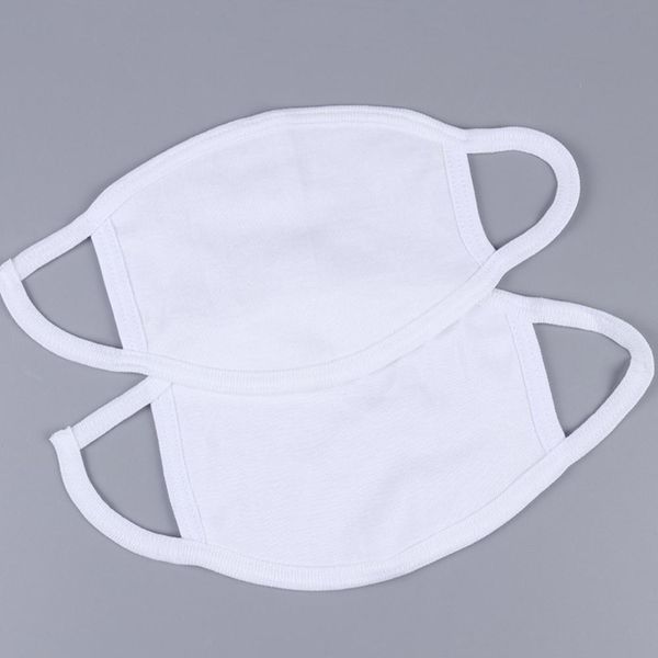 

10шт 3 слоя хлопка маска для рта моющиеся многоразовые пылезащитные ушки рот-муфель антипылевой лицевой защитный чехол маски унисекс f36h