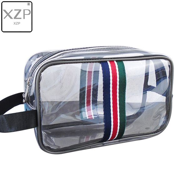 

xzp fashion waterproof pvc transparent makeup bag travel zipper organizer cosmetic bag travel clear make up bags for women