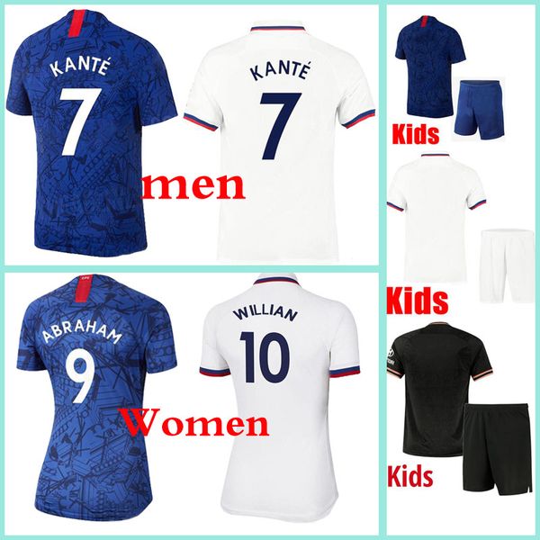 

thailand pulisic abraham lampard kante odoi willan soccer jersey 2019 2020 mount camiseta de football kits shirt 19 20 men women kids sets, Black;yellow