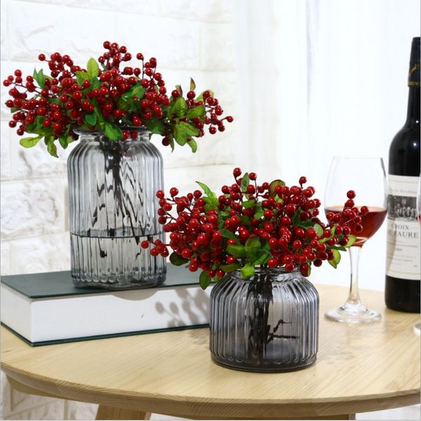 

acacia beans simulation berries artificial flowers plants floral arrangement accessories small berries blueberry fruit