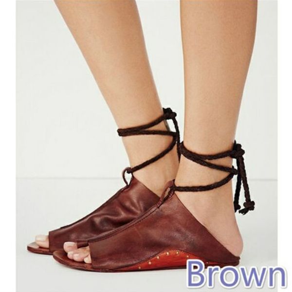 

Дизайнерские сандалии Сандалии для внешней торговли на плоской подошве большого