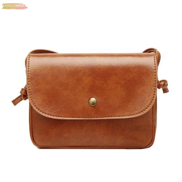 

vintage small sling shoulder bags for women fashion solid color pu leather crossbody messenger bags for bolsos de mujer