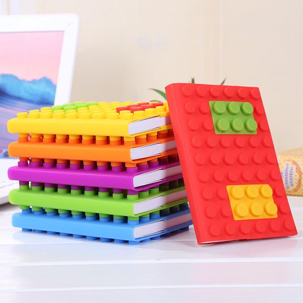 

DHL уникальный творческий строительные блоки Блокнот размер A6 красочные ноутбук с