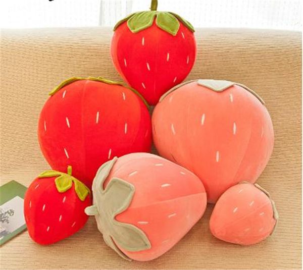 

20180511 новый милый клубники холдинг подушка красный оранжевый прекрасный плюшевые игрушки девушки на день рождения день святого валентина