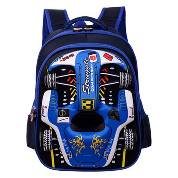 

children backpack primary school bags cartoon 3d car school bags for boys girls kids bag backpack schoolbags mochila infantil