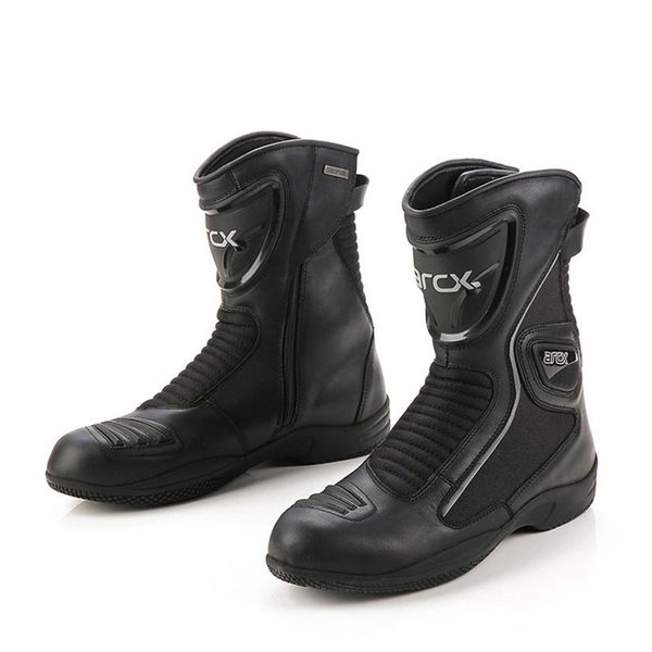 

motorcycle boots cowhide leather waterproof touring biker motorbike riding boots
