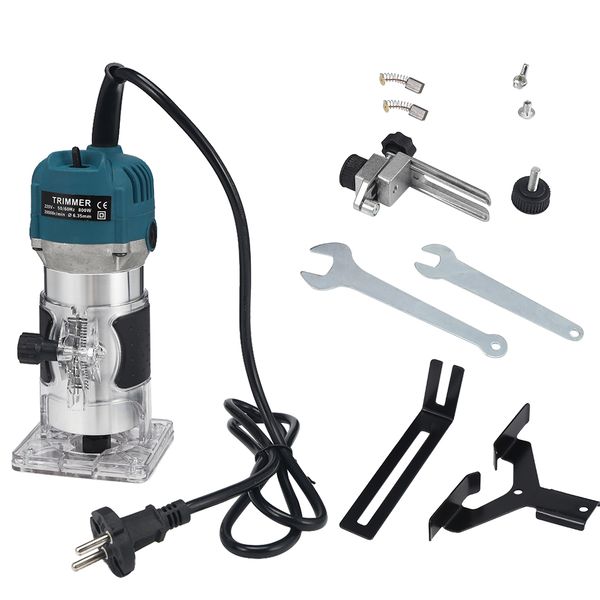

joustmax eu / us plug 800w woodworking electric trimmer router wood carving machine milling engraving slotting power tools