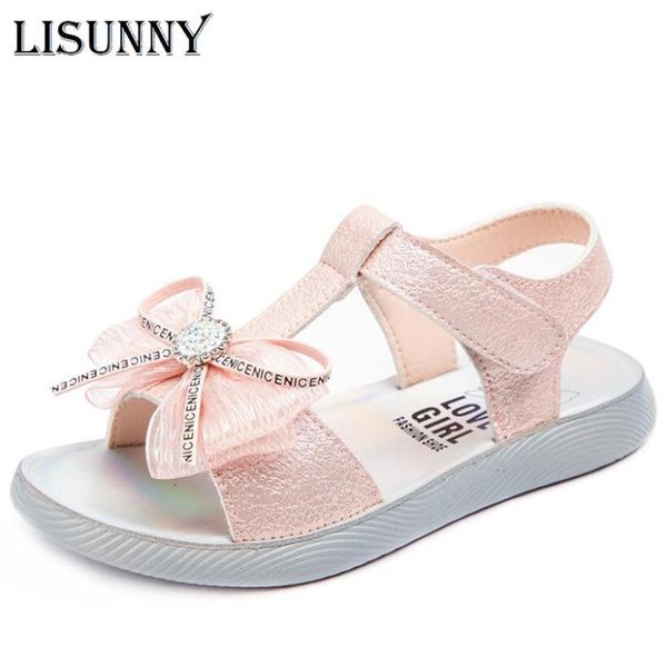 

girls sandals children's shoes 2020 summer new toddler kids baby girls sandalias flower roman sandals for princess shoes, Black;red