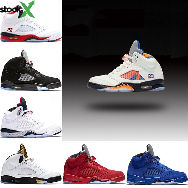 

мужские 5s баскетбол обувь international flight синий красный замша белый цемент og metallic black fire red oreo дешевые спортивные кроссовк