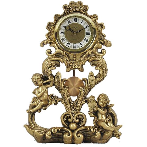 

european style craft clock room luxurious angel deskoffice clock study room decoration